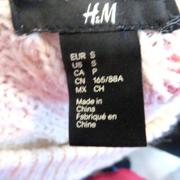 H&M Bubble Knit Textured Crewneck Off White Sweater - Picture 6 of 6